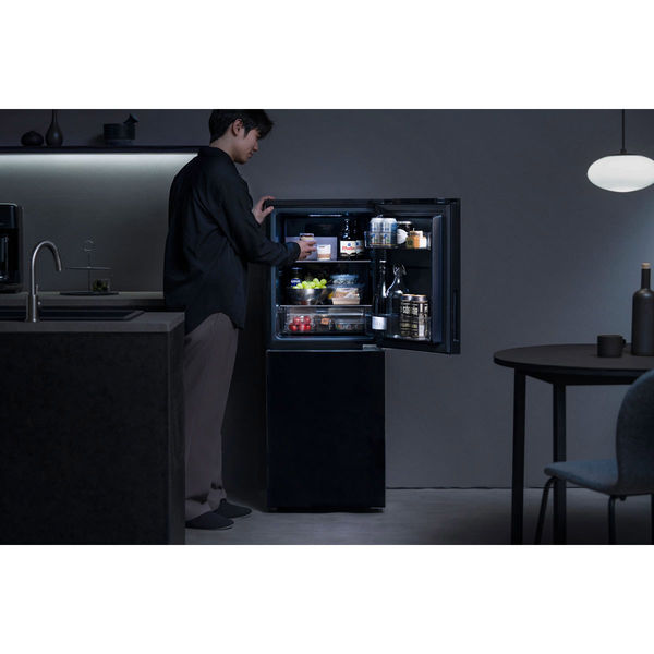 2021年製 アイリスオーヤマ 冷蔵庫 ブラック アイリスオーヤマ 冷凍冷蔵庫 153L ブラック IRSN-BLK15A-B 1台