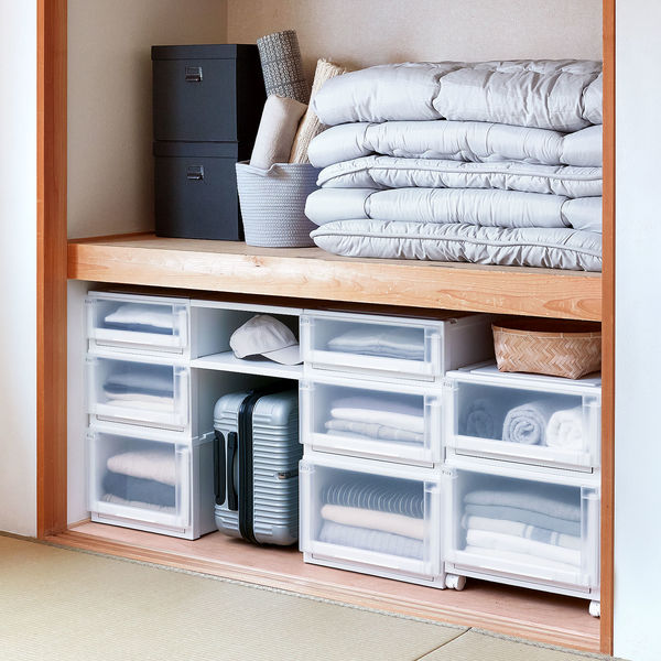 引き出し収納】 天馬 フィッツケース アドバンス 74ー39M ホワイト