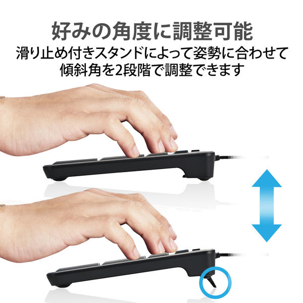 新品未開封　エレコム キーボード 静 キーボード 静音 有線13 エレコム ELECOM フルキーボード/無線(2.4GHz)/静音設計/抗菌