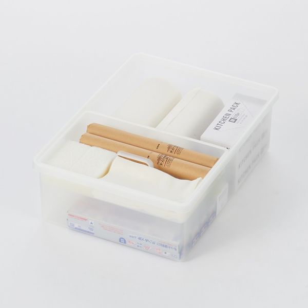 無印良品 ポリプロピレン 収納ボックス ワイド 小 幅50.5×奥行37 無印良品 ポリプロピレン 収納ボックス ワイド 小 幅50.5×奥行37