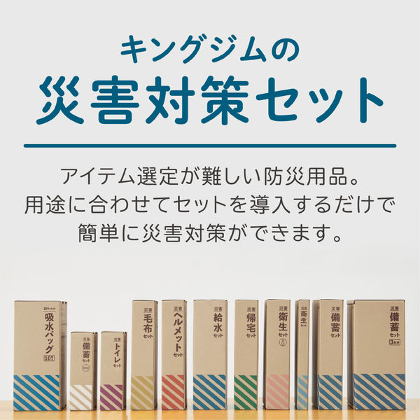 防災セット】 キングジム 災害備蓄セットII（3日分） 非常食 保存水