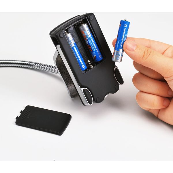 サンワダイレクト スタンドルーペ（拡大鏡・LEDライト付
