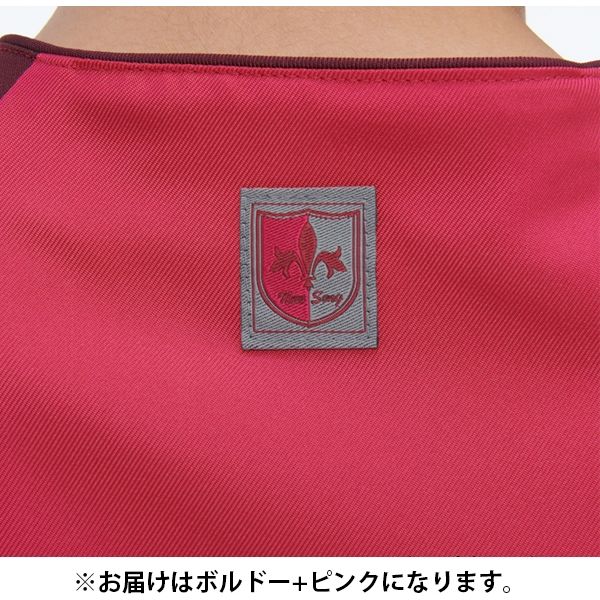 ナガイレーベン 男女兼用スクラブ ボルドー+ピンク BL RT-5407 1