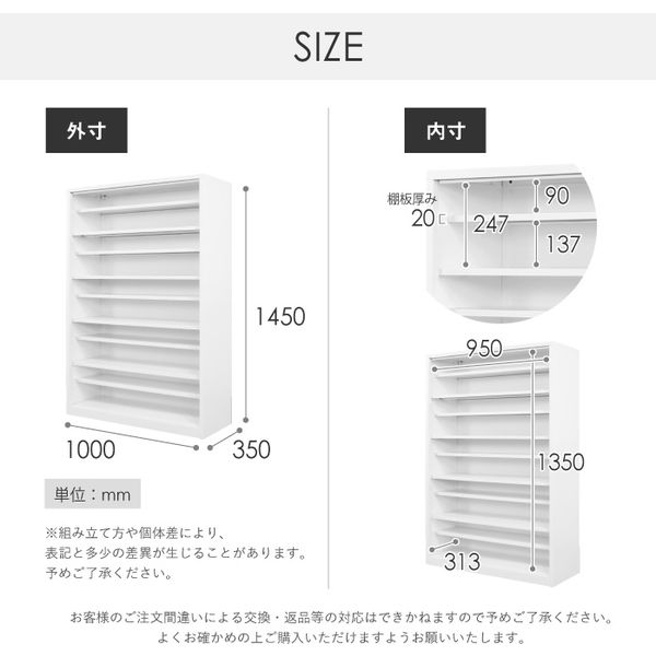 Netforce ネットフォース ファシル シューズボックス 5段 20人用 扉無