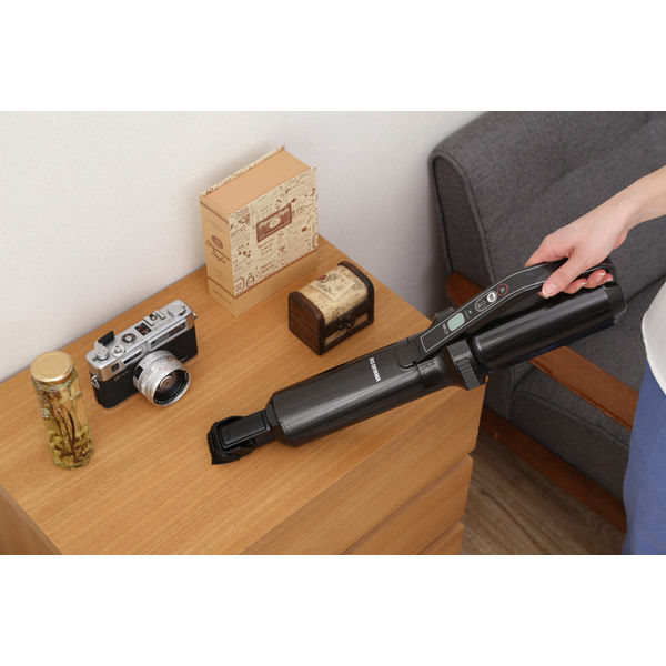 極細軽量スティッククリーナー IC-SLDC7-B ブラック IC-SLDC7-B 極細軽量スティッククリーナー 1台 アイリスオーヤマ