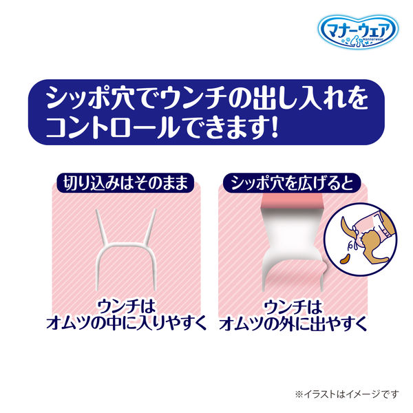 マナーウェア 長時間快適オムツ 女の子用 最小~小型犬用 SS 34 マナーウェア 長時間快適オムツ 女の子用 最小~小型犬用 SS 34