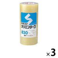 OPPテープ　オリエンテープ（R）　No.830　0.09mm厚　50mm×50m　透明　積水化学工業　1セット（15巻入）