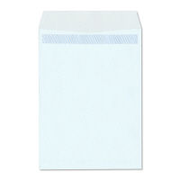 ハート　透けない封筒 カラー　テープ付　角2（A4） ブルー　XEP471　100枚