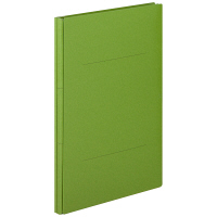 アスクル　背幅伸縮ファイル（PPラミネート表紙）　A4タテ　グリーン　10冊  オリジナル