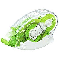 【アウトレット】プラス　テープのり　スピンエコ　22m　本体　グリーン　37559　1セット（3個：1個×3）