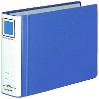 コクヨ　チューブファイル　エコツインR　B5ヨコ　とじ厚50mm　青　両開きパイプ式ファイル　フ-RT656B　1セット（12冊）