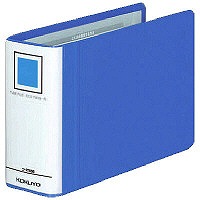 コクヨ　チューブファイル　エコツインR　B6ヨコ　とじ厚50mm　青　両開きパイプ式ファイル　フ-RT658B　1セット（4冊）
