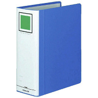 コクヨ　チューブファイル　エコツインR　B5タテ　とじ厚80mm　青　両開きパイプ式ファイル　フ-RT681B　1セット（10冊）