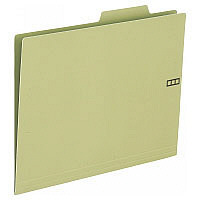 【アウトレット】アスクル　個別フォルダー　シブイロ　グリーン　1袋（10枚入）