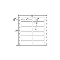 東洋印刷 ナナフォーム タックフォームラベル 白 12面 1箱（500シート入） M10H（直送品）