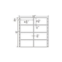 東洋印刷 ナナフォーム タックフォームラベル 白 8面 1箱（500シート入） MT10H（直送品）