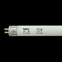 NEC ライフライン 直管スタータ形 FL型 6W 白色 FL6W 25本入（取寄品）