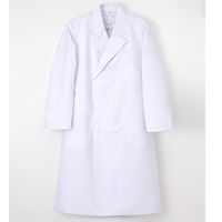 ナガイレーベン 男子ダブル診察衣 （ドクターコート） 医療白衣 長袖 ホワイト LL NP-100（取寄品）