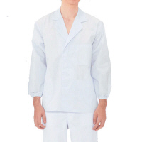 ナガイレーベン 男子食品衣長袖 ホワイト シングル LL NP-200（取寄品）