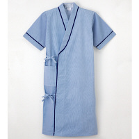 ナガイレーベン 検診衣 （検査着 患者衣） 男女兼用 ブルー M SKP-375（取寄品）