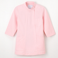 ナガイレーベン 看護上衣7分袖 ナースジャケット 医療白衣 女性用 ピンク LL HS-951（取寄品）