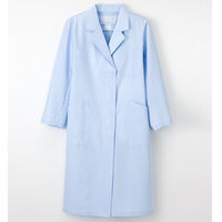 ナガイレーベン 女子診察衣（シングル） KEX-5130 ブルー S 女子シングル診察衣 ドクターコート 医療白衣