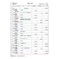 弥生 元帳2行明細用紙 335002 1箱（1000枚入） （取寄品） - アスクル