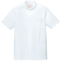 フォーク　男子医務衣（ケーシージャケット）　1010CR-1　ホワイト　S　（取寄品）