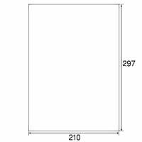 【アウトレット】アスクル　マルチプリンタラベル　ノーカット　XA-1　1箱（500シート入） オリジナル