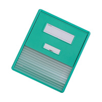 リヒトラブ　カードインデックス（カーデックス）　A4　ポケット数／11　グリーン　HC111C-3　（直送品）
