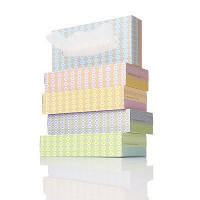 【アウトレット】オリジナルティッシュ　wall paper　【200組1ケース（60箱入）】　アスクルオリジナル