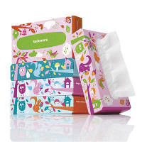 【アウトレット】オリジナルティッシュ　かどまる　ふしぎの森　160組　1ケース（60箱入：5箱入×12パック）　アスクル オリジナル