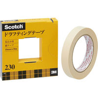 スコッチ ドラフティングテープ 製図用 マスキング 幅18mm×30m 10巻 スリーエム 230-3-18