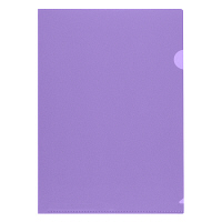 プラス 高透明カラークリアホルダー A4 パープル 紫 1袋(100枚) ファイル 80165