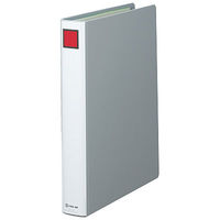 キングファイル　スーパードッチ　A4タテ　とじ厚30mm　3冊　グレー　キングジム　両開きパイプファイル　1473（直送品）