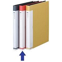 リヒトラブ　名刺ファイル　名刺帳交換式　540名　赤　G8813-3　（直送品）