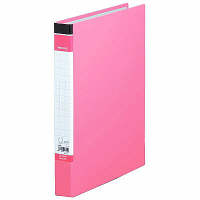 キングジム　リングファイルBF　A4タテ　背幅37mm　1冊　603BFヒン　ピンク