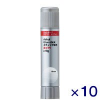 スティックのり　速ピタ！　約18g　10本　アスクル オリジナル