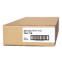 【アウトレット】マルチプリンターラベル　MA-500T　ノーカット　1箱（100シート入×5冊）　アスクル オリジナル