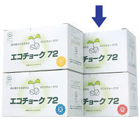 エコチョーク　TGNECO1　白　TGNECO1　1セット（216本：72本入×3箱）　日本白墨工業　（直送品）