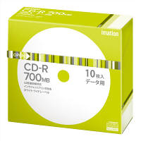 【アウトレット】イメーション　CDR700MB　5mmケース　開封簡易パッケージ　CDR80PWB10-ASK　1箱（10パック100枚）