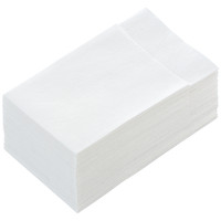 イデシギョー　植林木6つ折り　紙ナプキン　白無地　1箱（10000枚：100枚入×100袋）