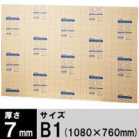 アスクル ハレパネ（R） のり付パネル 厚さ7mm B1（1080×760mm） 30枚（10枚×3箱）  オリジナル