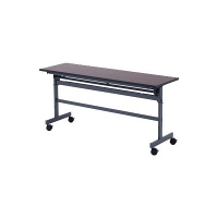 【アウトレット】RFヤマカワ　フォールディングテーブル　W1500xD450　ダークブラウン　1台