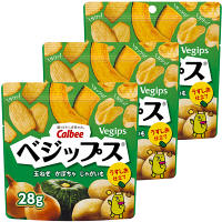 カルビー　28gベジップス玉ねぎかぼちゃじゃがいも　1セット（3袋）
