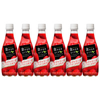 ポッカサッポロフード＆ビバレッジ　素のままづくりいちごのソーダ　410ml　1セット（6本）