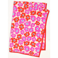 【アウトレット】丸眞　リピートフラワー毛布　1枚