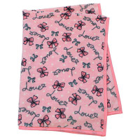 【アウトレット】丸眞　ラブリーリボンドット毛布　1枚