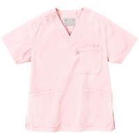 ミズノ ユナイト スクラブ（男女兼用） ピンク 3L MZ0018 医療白衣 1枚（取寄品）