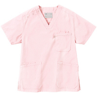 ミズノ ユナイト スクラブ（男女兼用） ピンク S MZ0018 医療白衣 1枚（取寄品）
